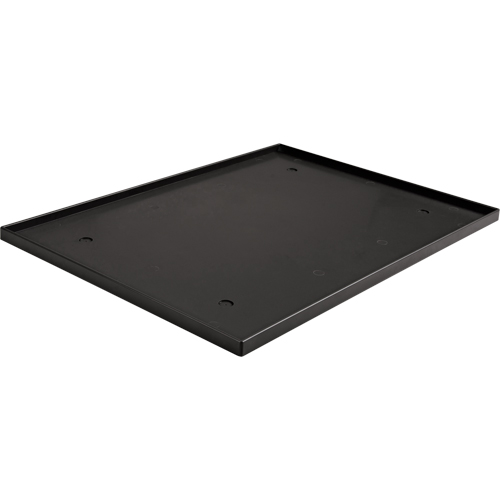 Locker Base Insert, Fits Locker Size 12" x 18", Black, Plastic Cintas
