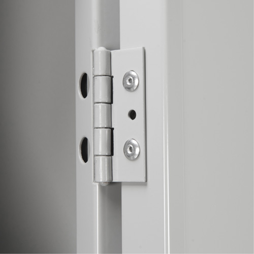 Clean Line Lockerette, 6 -tier, Bank of 4, 48" x 18" x 78", Steel, Beige, Rivet (Assembled) Cintas