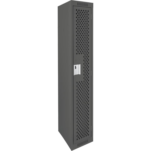 Casiers Clean Line, 12" x 12" x 72", Acier, Charbon, Rivet (assembl&eacute;), Perfor&eacute; Cintas
