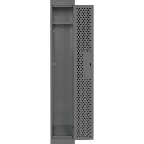 Casiers Clean Line, 12" x 12" x 72", Acier, Charbon, Rivet (assembl&eacute;), Perfor&eacute; Cintas