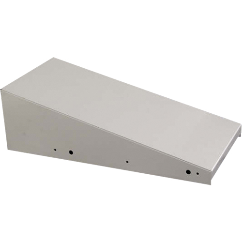 Casiers &eacute;conomiques &agrave; dessus inclin&eacute; Clean Line, Bloc de 1, 18" p x 12" la x 6" ha, Gris, Acier Cintas