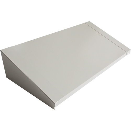 All-Welded Concorde - Heavy-Duty Lockers Sloping Top, 3 Bank, 18" D x 36" W x 6" H, Grey, Steel Cintas