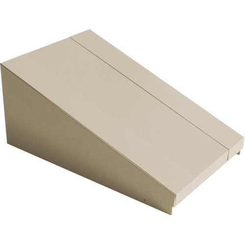 All-Welded Concorde - Heavy-Duty Lockers Sloping Top, 1 Bank, 18" D x 12" W x 6" H, Beige, Steel Cintas