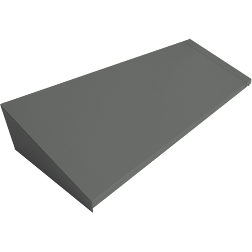 All-Welded Concorde - Heavy-Duty Lockers Sloping Top, 4 Bank, 18" D x 48" W x 6" H, Steel Cintas