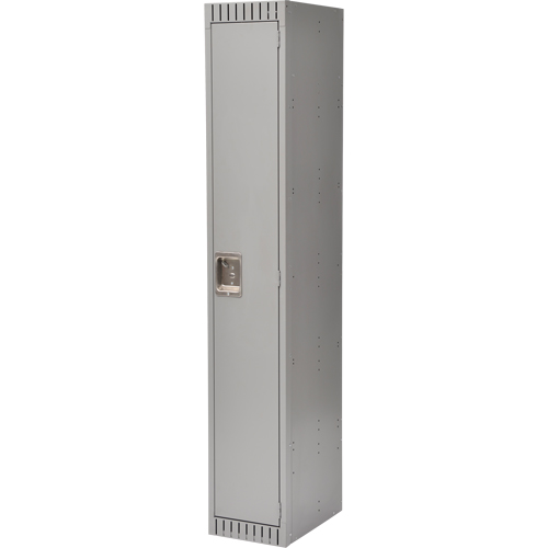 Casiers, 12" x 18" x 72", Acier, Gris, Rivet (assembl&eacute;) Cintas