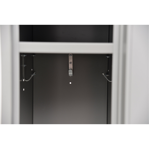 Assembled Lockers, 2 -tier, 12" x 18" x 72", Steel, Grey, Rivet (Assembled) Cintas