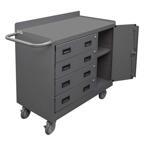 Armoire d'&eacute;tabli mobile, Acier Surface Cintas