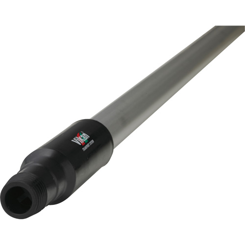 Manche de la s&eacute;rie Transport, Aluminium/Polypropyl&egrave;ne, Ergonomique, Pointe Filetage europ&eacute;en, 1-1/4" dia, 59" lo Cintas