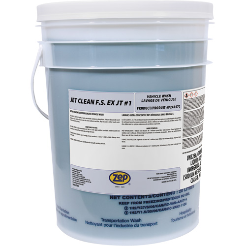 Produit de pr&eacute;nettoyage sans brossage pour v&eacute;hicules Jet Clean, 20 L, Seau Cintas