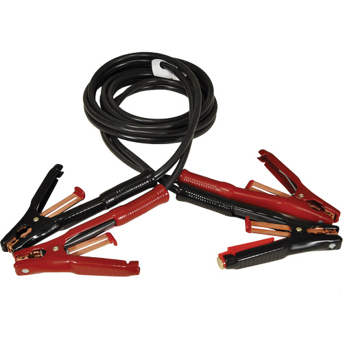 Super Heavy-Duty Booster Cable with Flexi-Spring Strain, 5 AWG, 500 A, 12' Cable Cintas