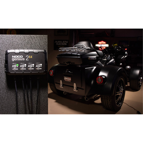 Chargeur de batterie 4 sorties de 8 A Genius 2X4 Cintas
