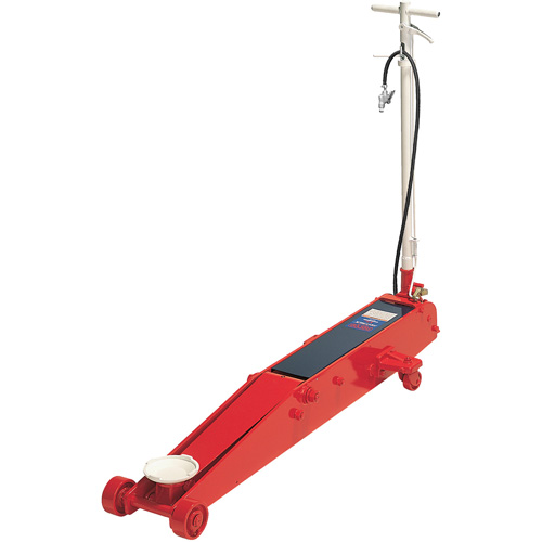 Cric de plancher, 5 tonne(s) Capacit&eacute;, 5-5/8" Abaiss&eacute;e, 27-1/4" &eacute;lev&eacute;e, Air comprim&eacute;/hydraulique Cintas