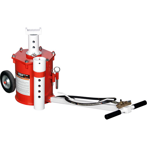 Portable Air Lift Jack, 10 Ton(s) Capacity, 17-3/4" - 49-3/8" H Cintas
