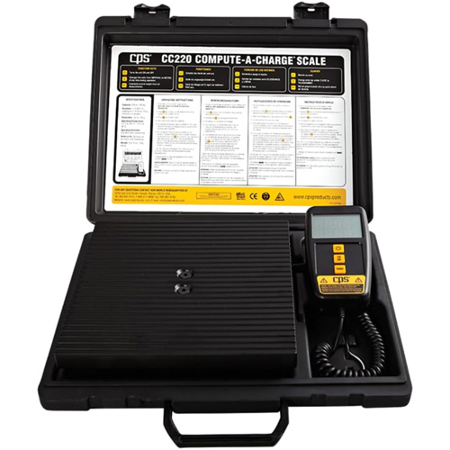 Compute-a-Charge Refrigerant Scale Cintas