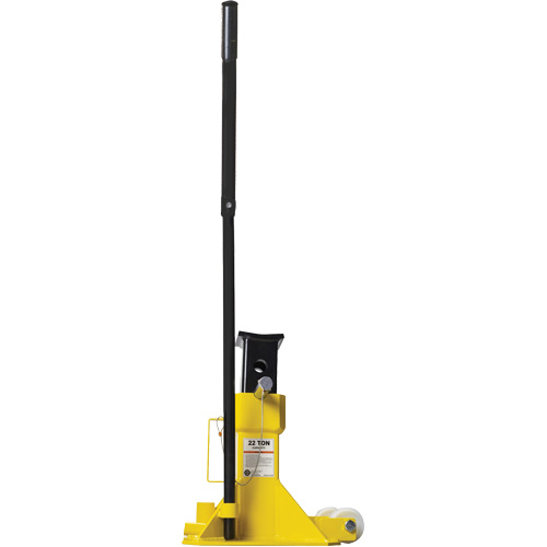 EZ-Wheel Jack Stand, Locking Pin, 22 Tons Capacity, 13-1/2" - 20" H Cintas