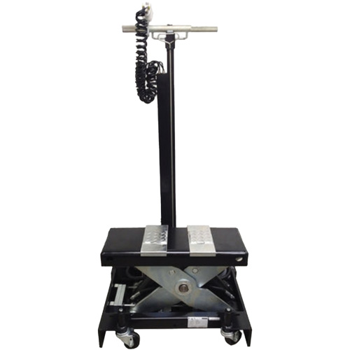Low Profile Floor Service Jack, 12 Ton(s) Capacity, 7-1/2" Lowered, 15" Raised, Air Hydraulic Cintas
