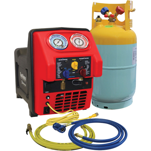 Machine de r&eacute;cup&eacute;ration de r&eacute;frig&eacute;rant sans &eacute;tincelles &agrave; double turbo pour R1234Yf Cintas