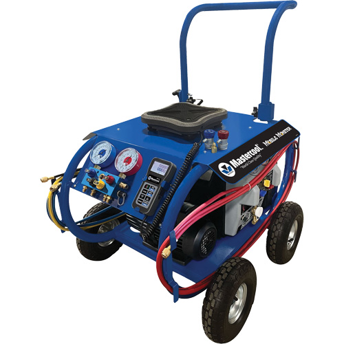 Station mobile robuste de r&eacute;cup&eacute;ration et de charge de r&eacute;frig&eacute;rant A/C automobile R134a  Mobile Monster Cintas