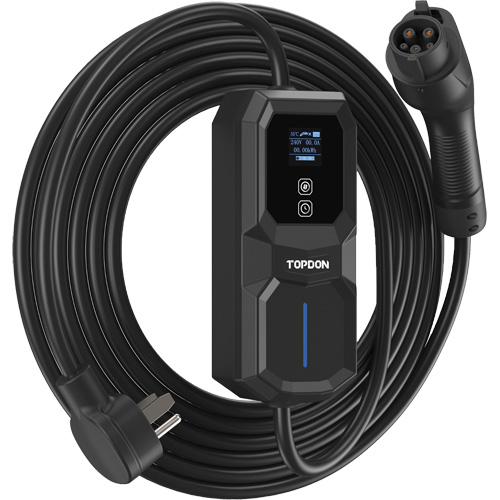 PulseQ AC Portable NEMA 6-50 Plug, 32 A, Level 2 AC, Type 1 (SAE J1772) Connector Cintas