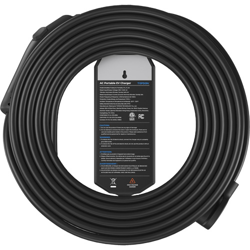 PulseQ AC Portable NEMA 6-50 Plug, 32 A, Level 2 AC, Type 1 (SAE J1772) Connector Cintas