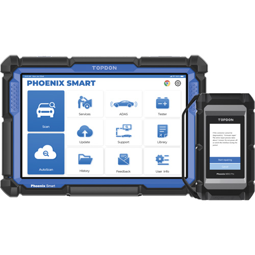 Phoenix Smart – Outil de diagnostic de niveau constructeur avec &eacute;cran 10,1", programmation bas&eacute;e sur l'infonuage et protocoles avanc&eacute;s Cintas