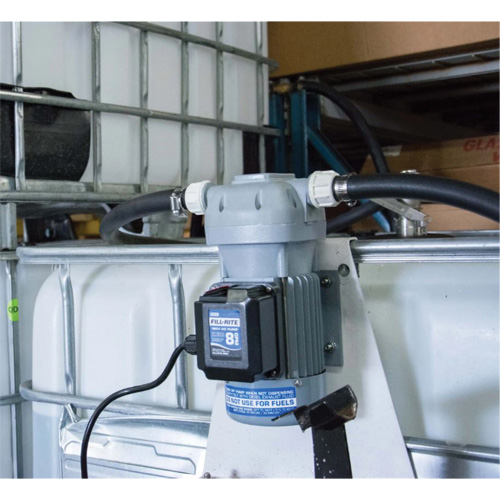 115V AC DEF Transfer Pump & IBC Tote Bracket with Nozzle Cintas