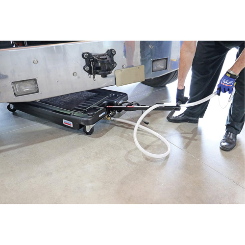 Low Profile Truck Drain with Electric Pump Cintas