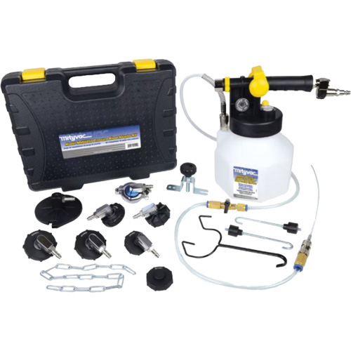 Pressure Brake Bleeder Kit with 7 Adapters Cintas