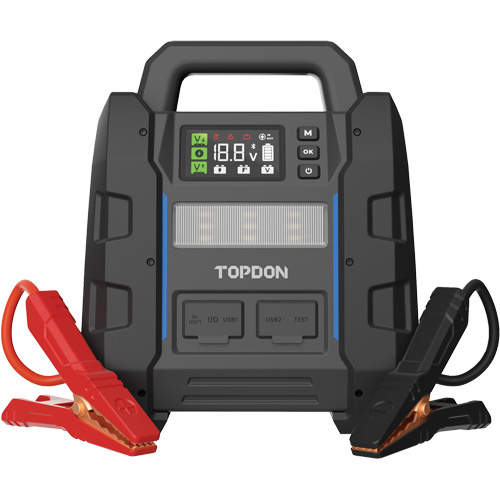 V4500 2-en-1: d&eacute;marreur de secours de 4500 A de pointe, batterie & testeur de syst&egrave;me Cintas