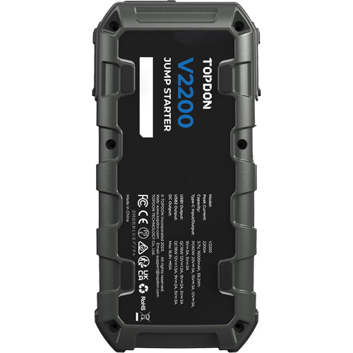 Survolteur, banque d'alimentation et lampe de poche V2200 Cintas