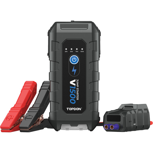 D&eacute;marreur d'appoint, survolteur, banque d'alimentation et lampe de poche V1500 Cintas