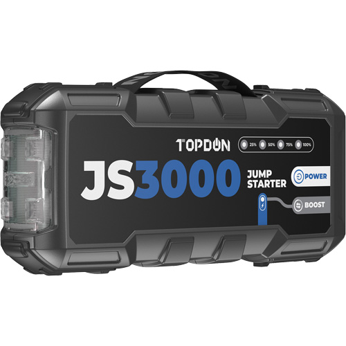 Survolteur, banque d'alimentation et lampe de poche JumpSurge3000 Cintas