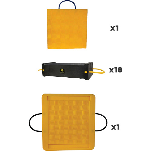 Ensemble de syst&egrave;me de sout&egrave;nement en composite CribLok 20 mcx Cintas