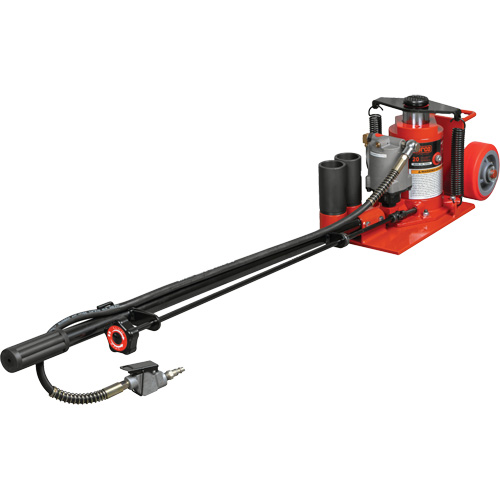 Cric au sol &agrave; faible hauteur, 20 tonne(s) Capacit&eacute;, 8-5/8 Abaiss&eacute;e, 22-3/4" &eacute;lev&eacute;e, Air comprim&eacute;/hydraulique Cintas
