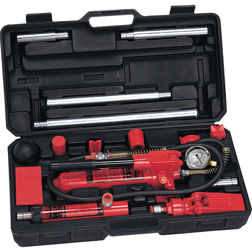 Trousse de r&eacute;paration collision/entretien de capacit&eacute; 4 tonnes avec adaptateurs en fonte Cintas