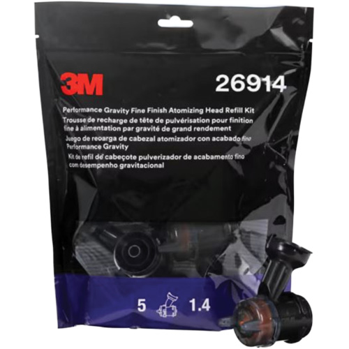 Performance Gravity Fine Finish Atomizing Head - Orange Cintas