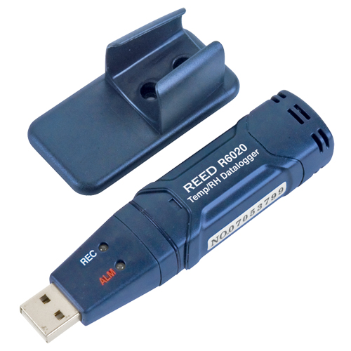Temperature/Humidity Data Logger with Calibration Certificate, -35°C to 80°C (-31°F to 176°F) Cintas