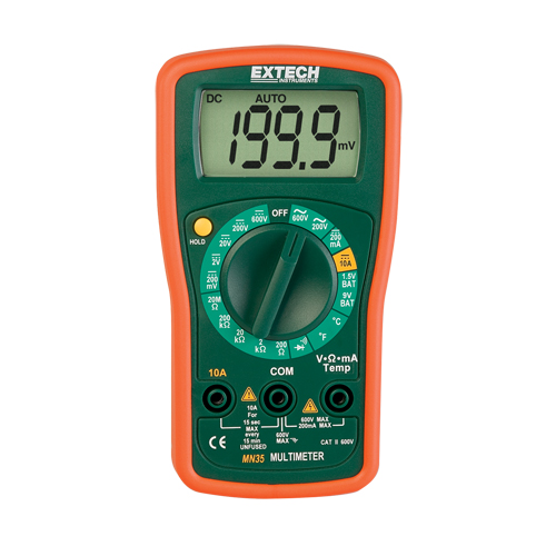 Digital Mini Multimeter, AC/DC Voltage, DC Current Cintas
