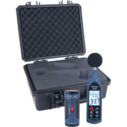 Ensemble de sonom&egrave;tre enregistreur et de calibrateur Cintas