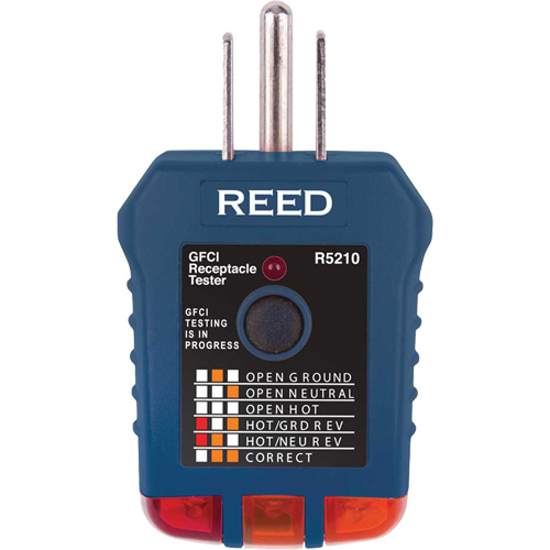 Receptacle Tester with GFCI Cintas