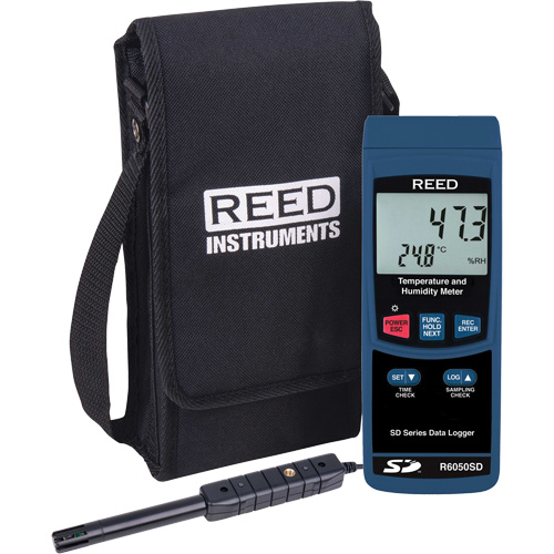 Data Logging Thermo-Hygrometer, 5% - 95% RH, 32° - 122° F ( 0° - 50°C ) Cintas