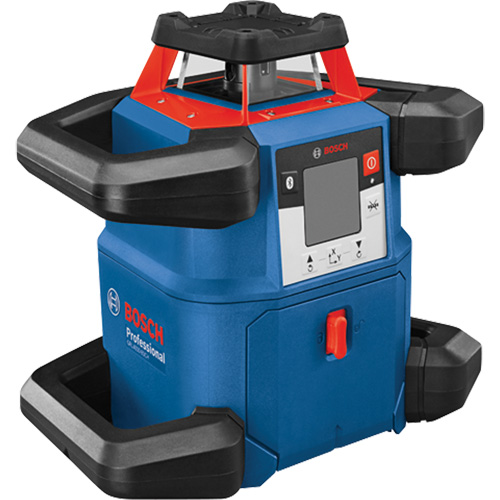 Ensemble laser rotatif horizontal auto-nivelant connect&eacute; Revolve4000, 4000' (1219,2 m), 635 N.m Cintas