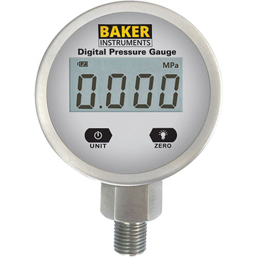 B5000 Series Pressure Gauge, 2-1/2" , 0 - 1000 psi, Bottom Mount, Digital Cintas
