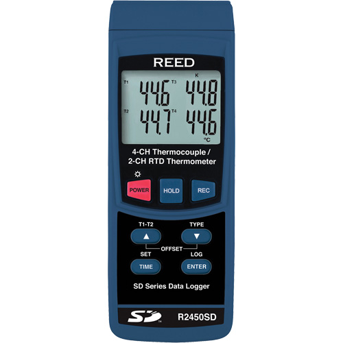 Data Logging Thermocouple Thermometer with Calibration Certificate Cintas