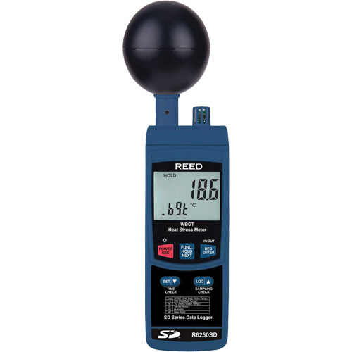 Data Logging Heat Stress Meter with Calibration Certificate Cintas