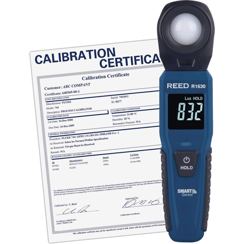 Luxm&egrave;tre Bluetooth Smart Series avec certificat de calibration Cintas