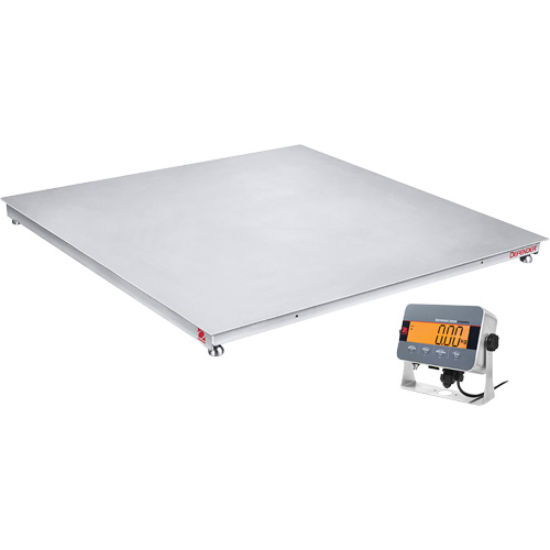 DEFENDER 3000 Washdown Floor Scale, 2500 lbs. Capacity, 36" W x 36" L Cintas