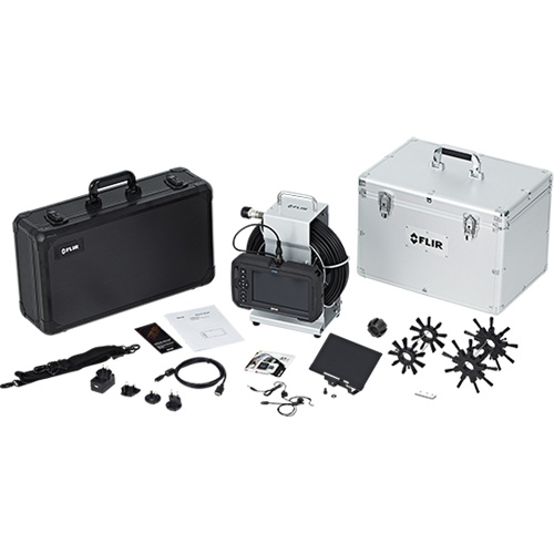 High-Performance Videoscope Kit with Camera Probe & Plumbing Spool Cintas