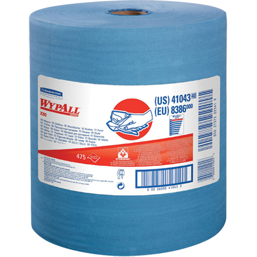 Chiffons X80, Robuste, 13-2/5' lo x 12-1/2" la Cintas