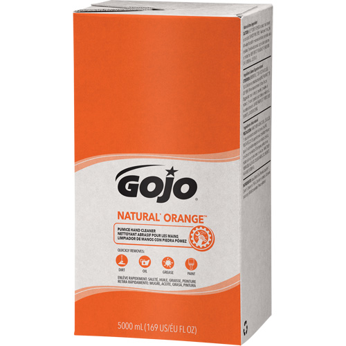 Nettoyant &agrave; mains Pro TDX 5000 Natural Orange, Pierre ponce, 5 L, Recharge, Agrumes/Orange Cintas